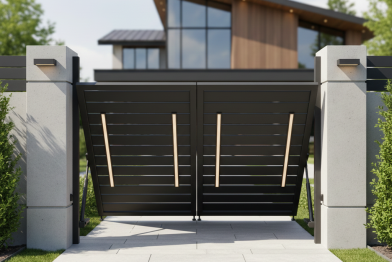 Fabricação de portão basculante